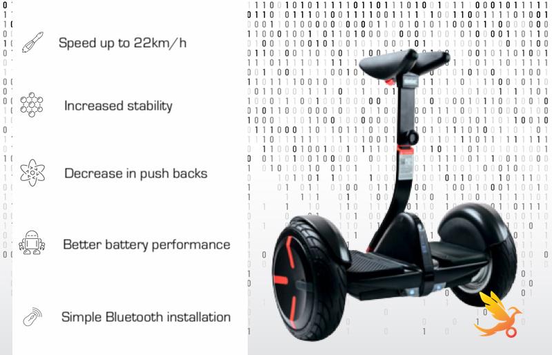 SwallowBot Upgrade Service for Segway miniPRO and Ninebot S (compatible with the Ninebot Electric GoKart)