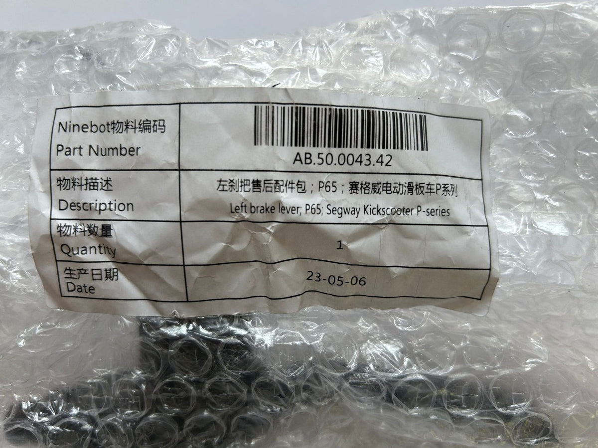 Left brake lever for Ninebot Segway Kick Scooter Model P